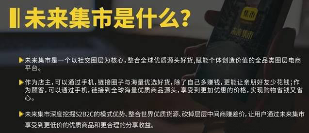 未來集市有未來嗎？項目能不能做？