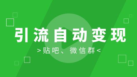 勝子《引流自動(dòng)變現(xiàn)》特訓(xùn)營：微信群引流1.0和新手貼吧引流1.0【視頻課程】