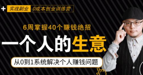 0成本6周掌控40個(gè)賺錢絕招，在家年入10萬(wàn)【39節(jié)實(shí)戰(zhàn)視頻獨(dú)家賺錢精華筆記】